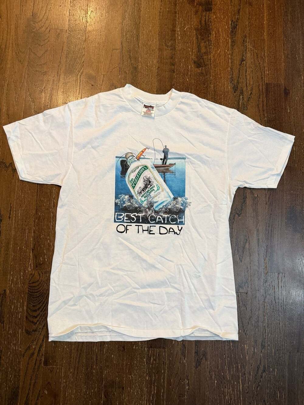 Deadstock Vintage Dr. McGillicuddy's Best Catch of the Day T-Shirt Size Large